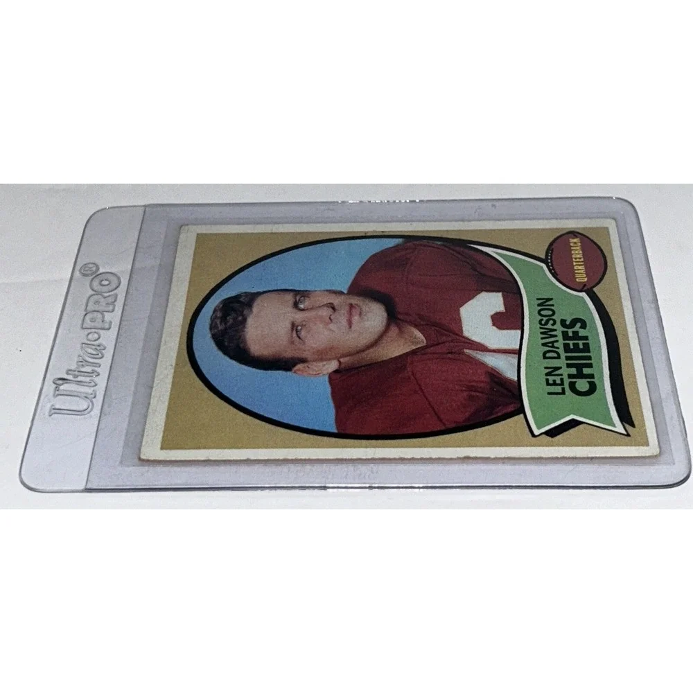 Len Dawson Kansas City Chiefs #1 Pittsburgh Steelers‎ Quarterback 1970 Topps